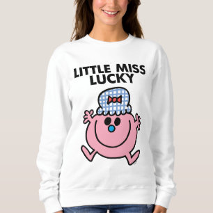 Little Miss Lucky Black Lettering Sweatshirt