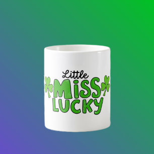 Little Miss Lucky - Cute Shamrock Coffee Mug