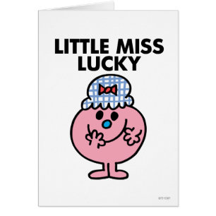 Little Miss Lucky Hiding Her Mouth