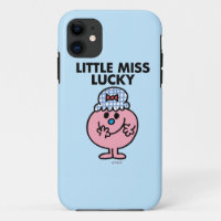Little Miss Lucky Hiding Her Mouth