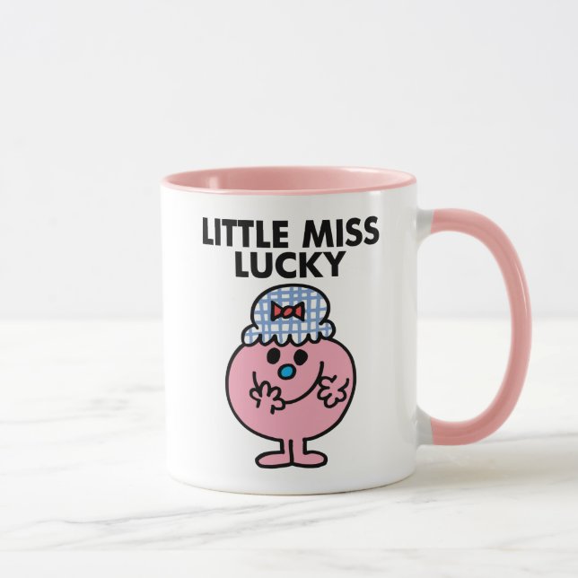 Little Miss Lucky Hiding Her Mouth Mug (Right)