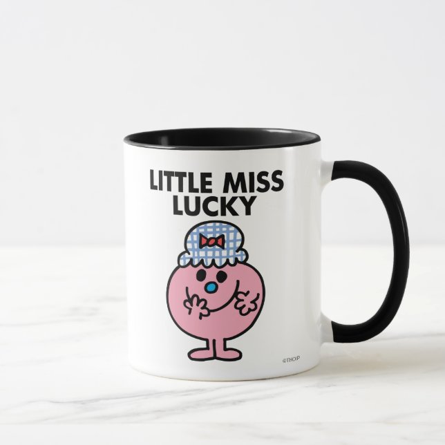 Little Miss Lucky Hiding Her Mouth Mug (Right)