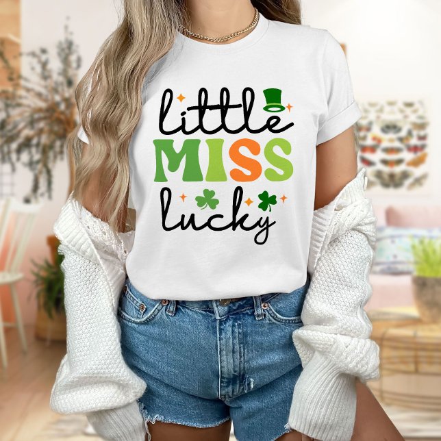 Little Miss Lucky Shirt, St. Patricks Day T-Shirt (Creator Uploaded)