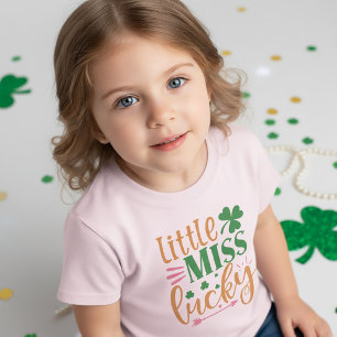 Little Miss Lucky St Patrick T-Shirt for Kids