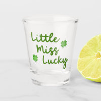 Little Miss Lucky St Patrick's Day Green