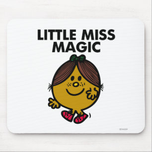 Little Miss Magic   Black Lettering Mouse Pad