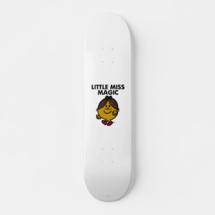 Little Miss Magic   Black Lettering Skateboard