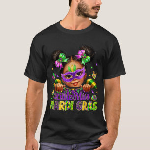Little Miss Mardi Gras Carnival New Orleans Fleur T-Shirt