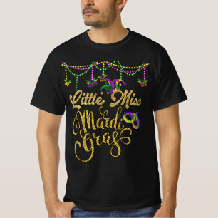 Little Miss Mardi Gras Daughte Mardi Gras Costume T-Shirt