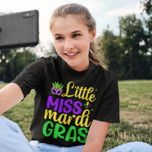 Little Miss Mardi Gras – for Your Mini Carnival T-Shirt