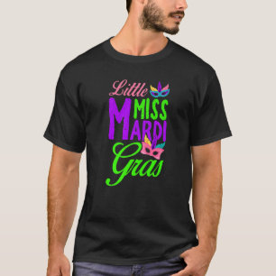 Little Miss Mardi Gras Funny Mardi Gras Parade T-Shirt