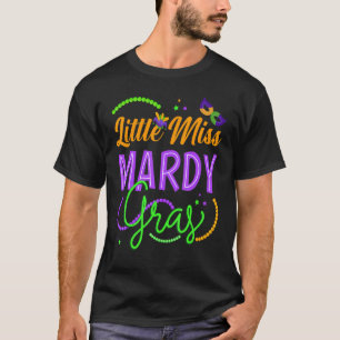 Little Miss Mardi Gras Funny T-Shirt