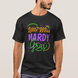 Little Miss Mardi Gras Funny T-Shirt