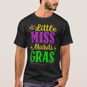 Little Miss Mardi Gras Jester Outfit Girls Kids To T-Shirt