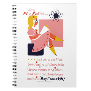 Little Miss Muffet Notebook