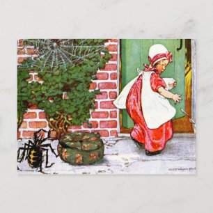 Little Miss Muffet Postcard