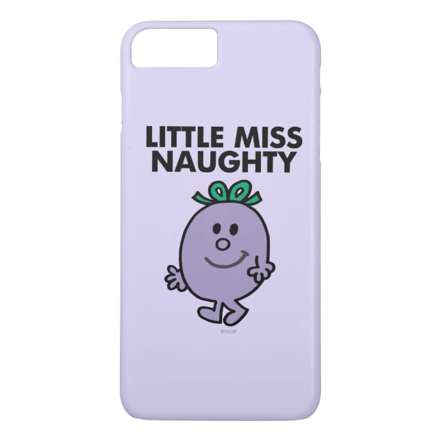 Little Miss Naughty | Black Lettering Case-Mate iPhone Case (Back)