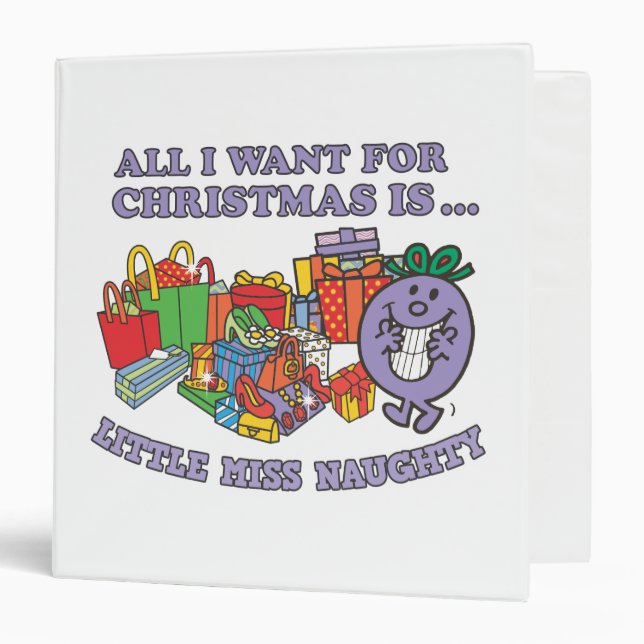 Little Miss Naughty's Christmas Joy Binder (Front/Inside)