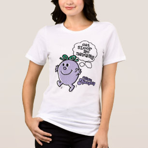 Little Miss Naughty's Three Step Plan Tri-Blend Shirt