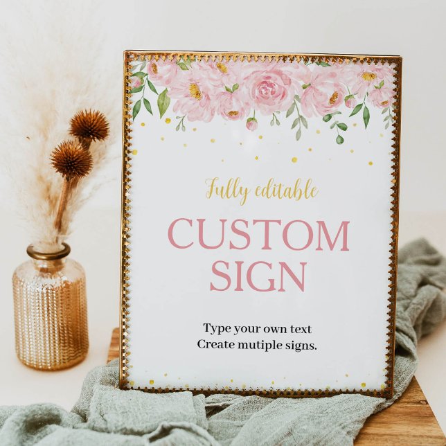 Little Miss ONEderful Birthday Custom Table Sign (Creator Uploaded)