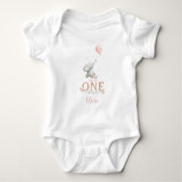 Little Miss Onederful Elephant 1st Birthday