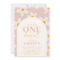 Little Miss Onederful Invitation | Retro Flower