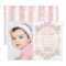 Little Miss ONEderful Pink Gold Floral Birthday