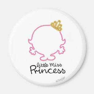 Little Miss Princess Blank Face Magnet