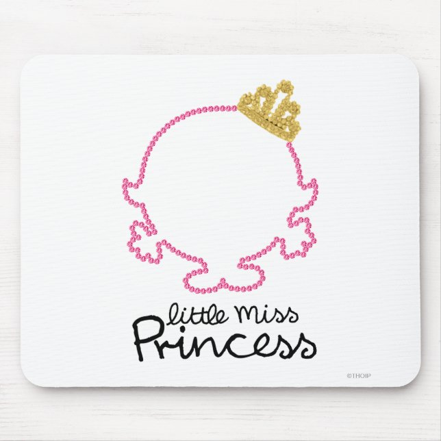 Little Miss Princess | Blank Face Mouse Pad (Front)