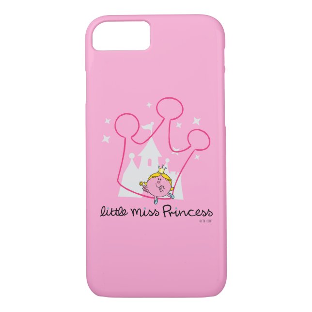 Little Miss Princess | Giant Pink Crown Case-Mate iPhone Case (Back)