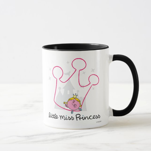 Little Miss Princess | Giant Pink Crown Mug (Right)