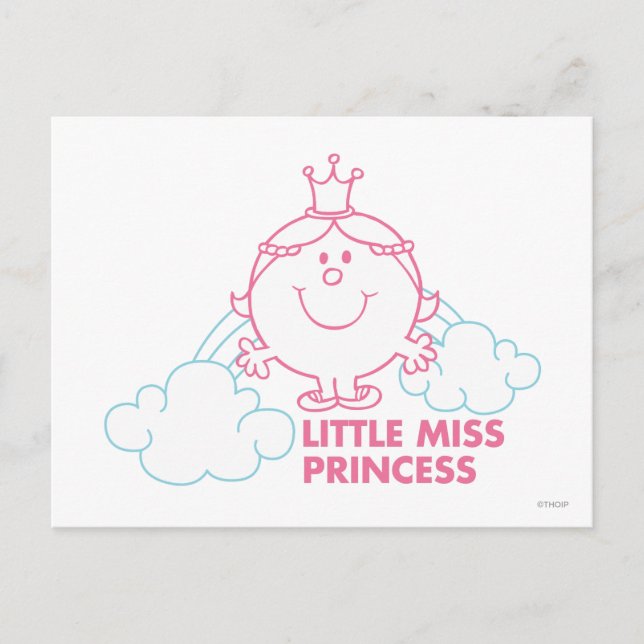 Little Miss Princess | Head In The Clouds Postcard (Front)