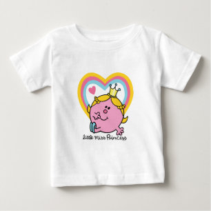 Little Miss Princess   Hearts Baby T-Shirt