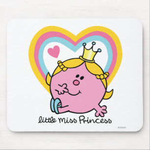 Little Miss Princess Hearts Mouse Pad