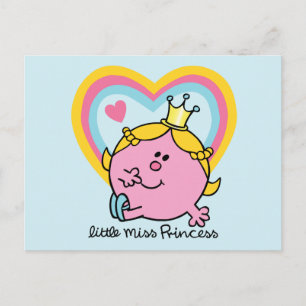 Little Miss Princess Hearts Postcard