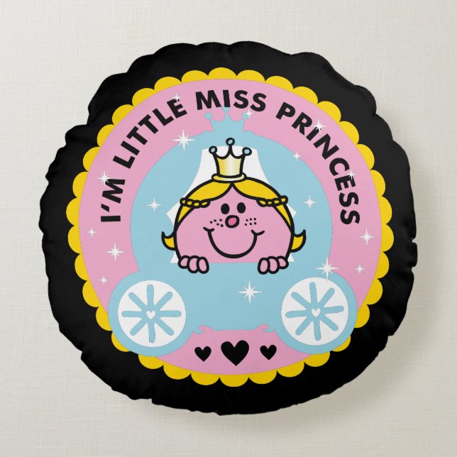 Little Miss Princess | I'm A Princess Round Pillow (Front)