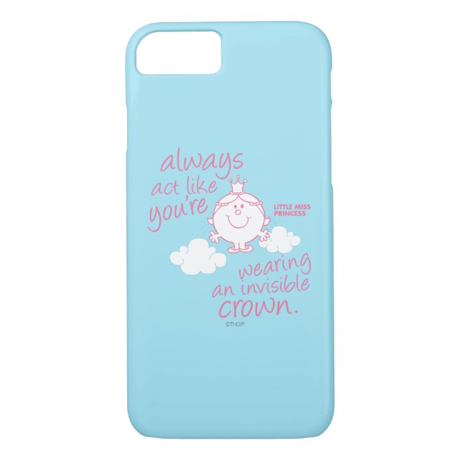 Little Miss Princess | Invisible Crown Case-Mate iPhone Case (Back)