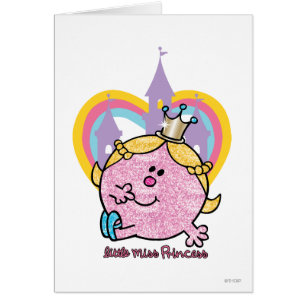Little Miss Princess Posing With Castle & Heart