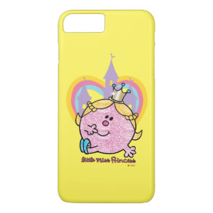 Little Miss Princess Posing With Castle & Heart iPhone 8 Plus/7 Plus Case
