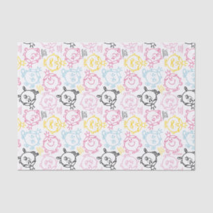 Little Miss Princess   Pretty Pastels Pattern Tissue Paper