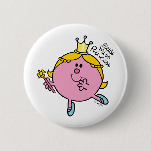 Little Miss Princess Royal Sceptre 2 Inch Round Button