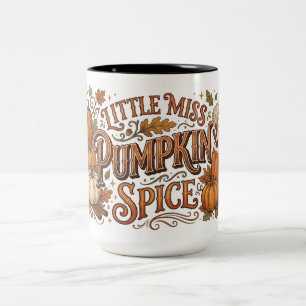 Little Miss Pumpkin Spice Two-Tone Coffee Mug