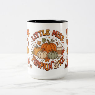 Little Miss Pumpkin Spice Two-Tone Coffee Mug