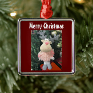 **LITTLE "MISS" REINDEER** CHRISTMAS ORNAMENT