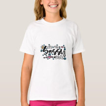 Little Miss Sassy Pants Girl's T-Shirt