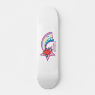 Little Miss Scatterbrain Rainbow & Stars Skateboard