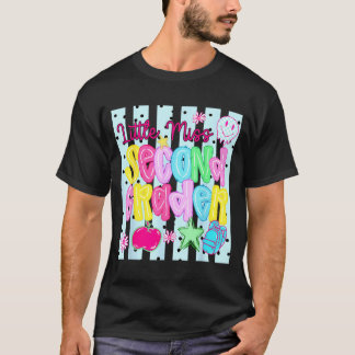 Little Miss Second Grade 2nd Grader First Day Back T-Shirt