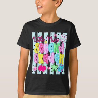 Little Miss Second Grade 2nd Grader First Day Back T-Shirt