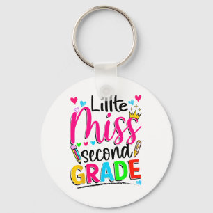 Little Miss Second Grade Ck To School Second Grade Keychain