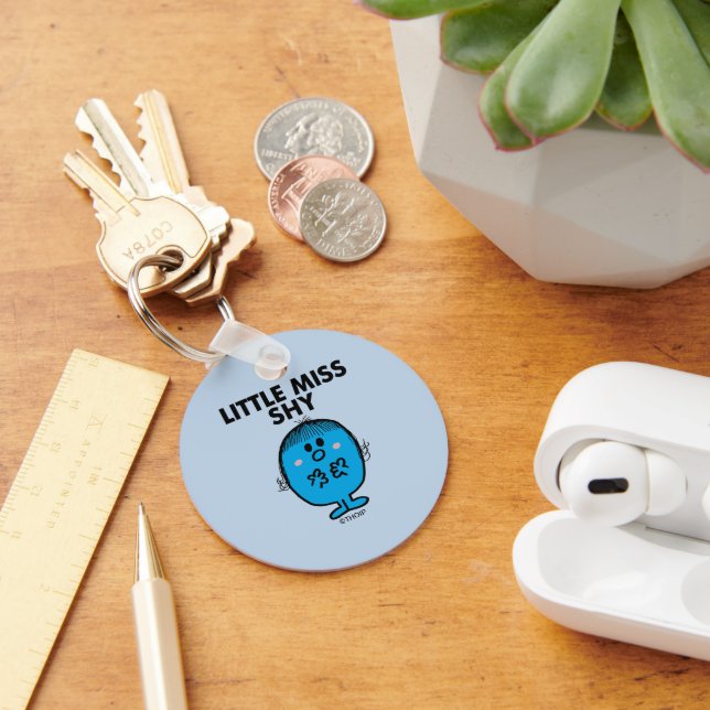 Little Miss Shy | Black Lettering Keychain (Desk)
